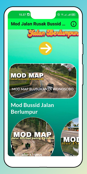 Mod Jalan Rusak Bussid Lumpur Screenshot 1