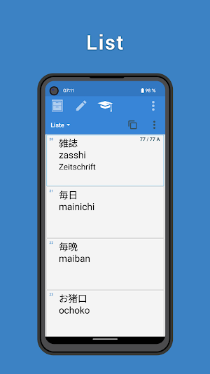 Vocfu: Vocabulary Trainer Screenshot 1