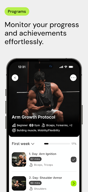 Novalive: Workout & Nutrition Screenshot 2