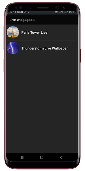 Thunderstorm Live Wallpaper Screenshot 1