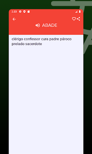 Dicionario Portugues Sinonimos Screenshot 2