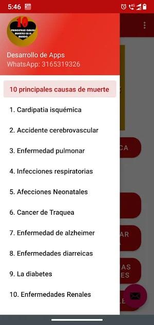 10Causas de Muertes enel Mundo Screenshot 1