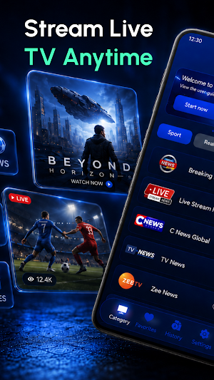 TV Stream: Movies & Live TV Screenshot 0