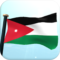 Jordan Flag 3D Free Wallpaper
