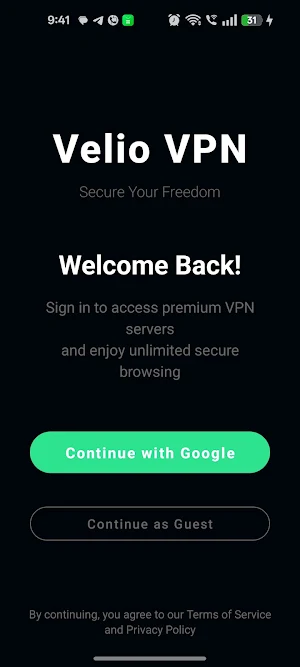 Velio VPN – Secure VPN Proxy Screenshot 3