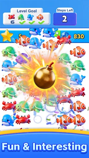 Cute Fish Link Fun Screenshot 1
