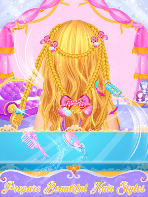 Princess Braided Hairstyle Makeover Screenshot 0