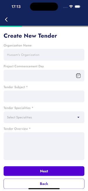 TenderSquare Screenshot 2