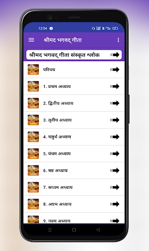 Bhagavad Gita Hindi: AudioBook & PDF Screenshot 1