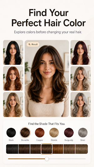 Ai Hairstyle Try On : HairSee Screenshot 1