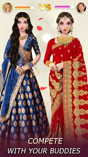 Indian Wedding Dress up Makeup Screenshot 0