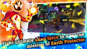 Earth Protector Alien Heroes Screenshot 0