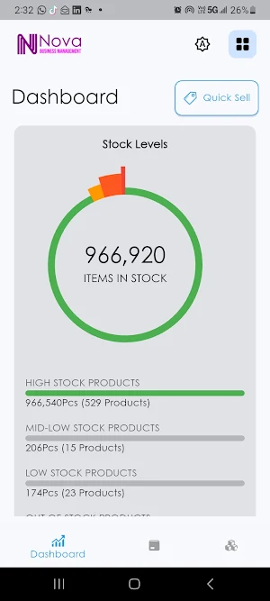 Nova Business - Point of Sales Screenshot 1