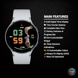 Luminous Time - watch face Screenshot 1