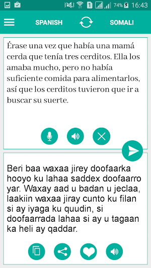 Somali Spanish Translator Screenshot 0