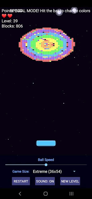 Infinite Arkanoid Screenshot 1