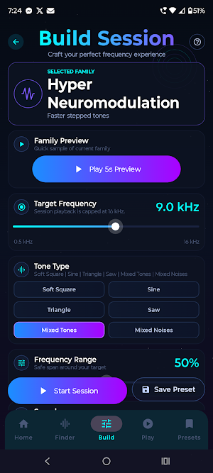 ClearFreqs: Tinnitus Protocol Screenshot 0