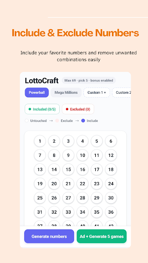 Lotto Craft: Lottery Numbers Screenshot 3