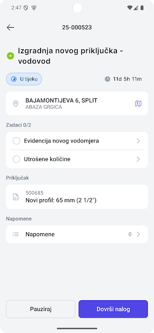 MASTER Grid Radni nalozi Screenshot 1