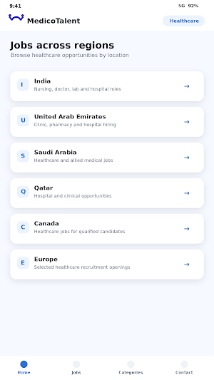 MedicoTalent Screenshot 1