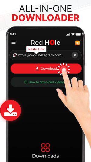 RedHole: Downloader & Player Screenshot 0