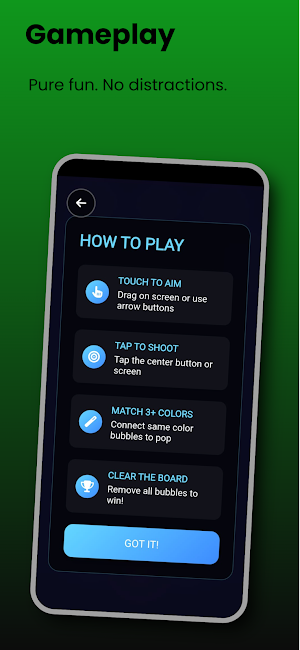 Neon Bubble Clash screenshot 4