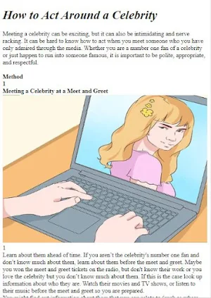 How to Meet a Celebrity Screenshot 1