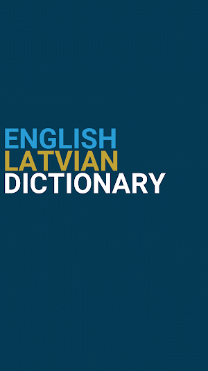 English : Latvian Dictionary Screenshot 0