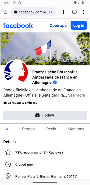 Ambassades de France Screenshot 2