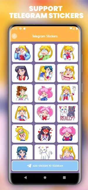 Sailor Moon Stickers For WA Screenshot 3