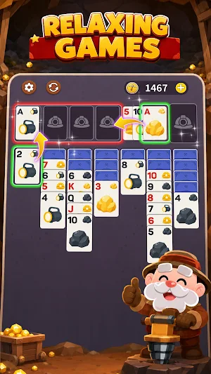 Miner Cards: Solitaire Games Screenshot 1