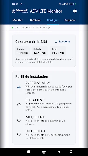 Advanced LTE Monitor Screenshot 0