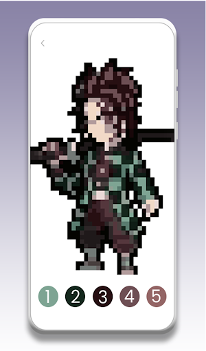 Kimetsu no Yaiba Pixel Art Screenshot 2