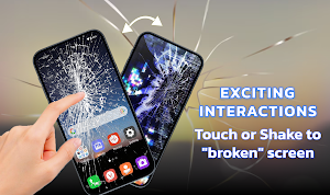 Broken Screen - Phone Prank Screenshot 1