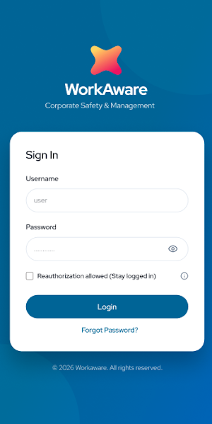 Workaware Manager Screenshot 0
