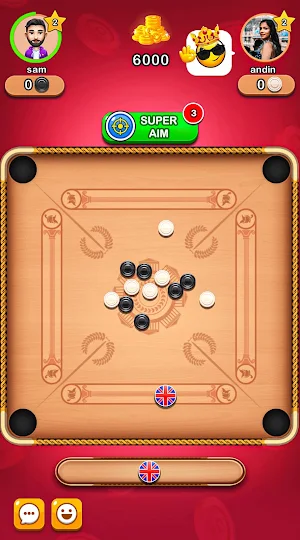 Carrom Board Pool King game Screenshot 0