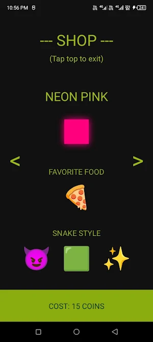 Retro Snake 3D: Tilt Arcade Screenshot 0