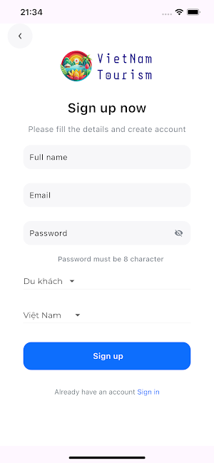 VietNam eTourism Screenshot 1