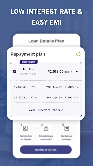 Quick instant loan at low EMI Screenshot 1