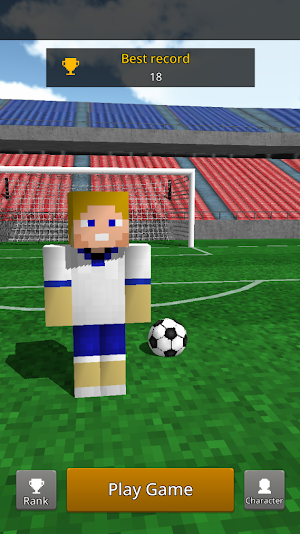 Pixel Soccer 3D Screenshot 1