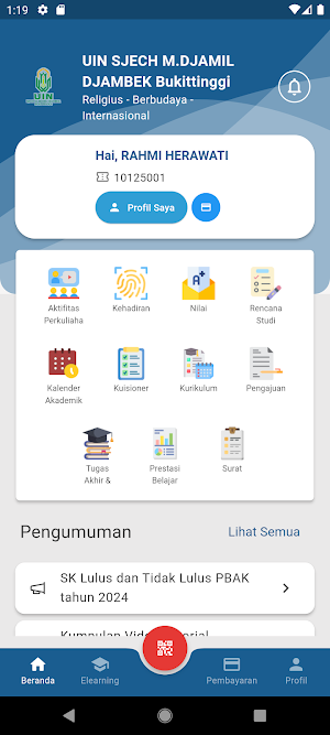 eCampus UIN Bukittinggi Screenshot 0