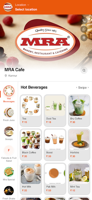 MRA Cafe Screenshot 1
