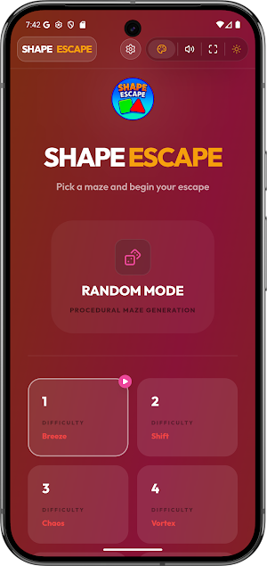 Shape Escape Morphing Mazes Screenshot 2