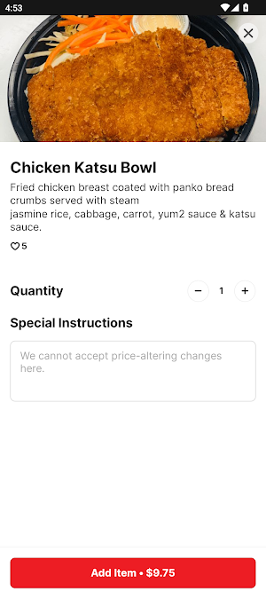 Shinko Hibachi & Boba Tea Screenshot 2
