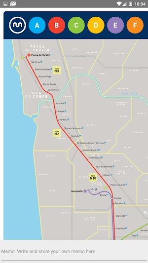 PORTO METRO BUS ROUTE MAP Screenshot 1
