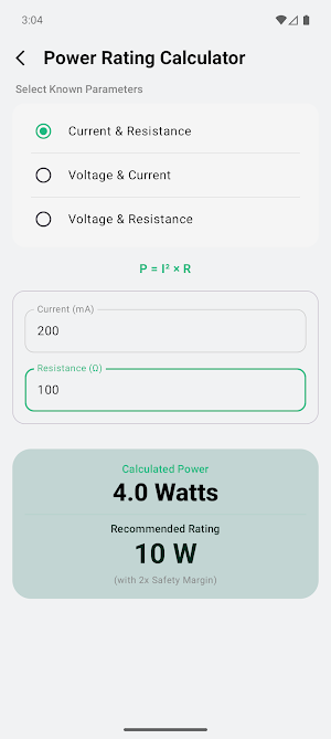Resistor Calculator –DIP & SMD Screenshot 3