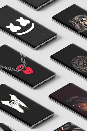 Black Art Wallpaper Screenshot 0