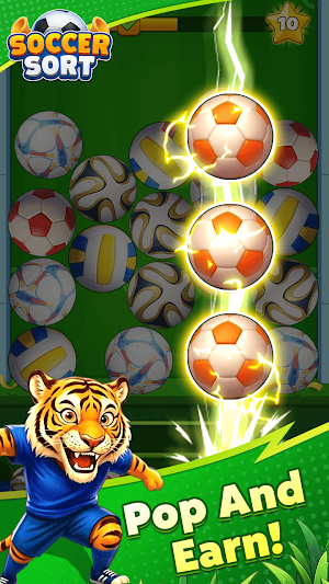 Soccer Sort: Goal Puzzle Screenshot 1