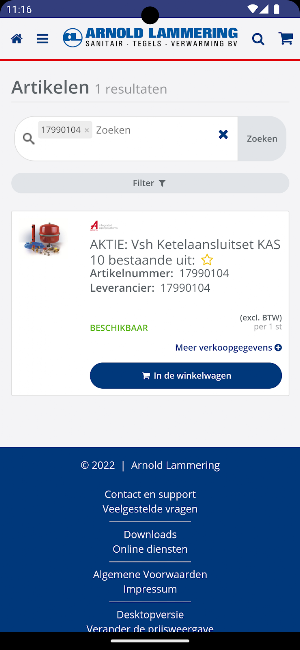 Arnold Lammering BV Screenshot 1