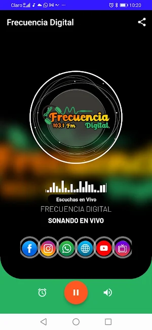 Frecuencia Digital Screenshot 1